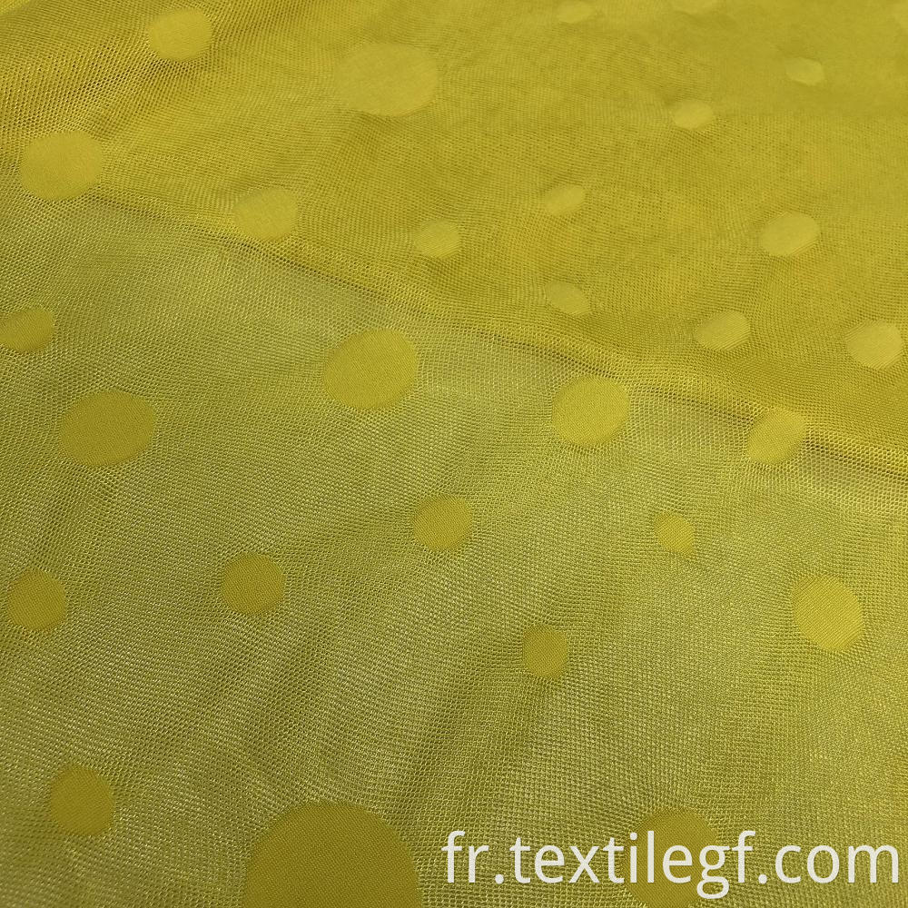 Jacquard Knitting Fabric (Yellow)